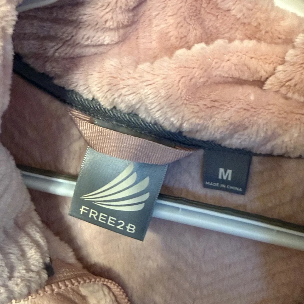 Blush Pink Teddy Jacket for Women - Picture 4 of 4